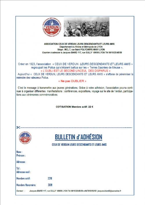 Bulletin d adhesion